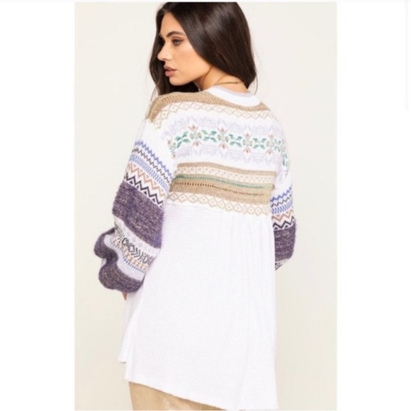 Free People Cozy Cottage Sweater - Picture 3 of 15
